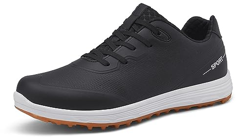 Ybberik Zapatos de Golf Zapatos de Golf Antideslizantes Transpirables Impermeables Al Aire Libre para Hombres y Mujeres