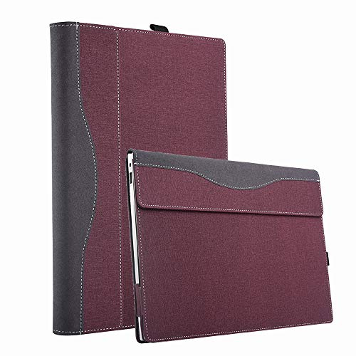 XJchen Laptop Cover Compatible with HP ZBook Firefly 14 G8 ProBook 440 445 G9 G10 Elitebook 640 645 840 845 G7 x360 1040 G5 G6 Pavilion x360 14-ek Sleeve Protective Skin Pouch (Wine red)