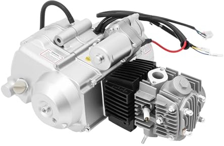 125ccm 4-Takt-Motor, halbautomatischer Einzylindermotor Luftgekühlter Elektrostarter mit Rückwärtsgang für ATV-Karts