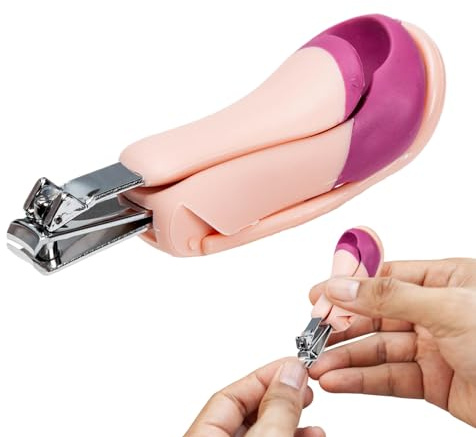 Tagliaunghie con lente d'ingrandimento, tagliaunghie e set di lime per bambini, tagliaunghie in acciaio inox, preciso, per bambini, anziani, famiglia, amici