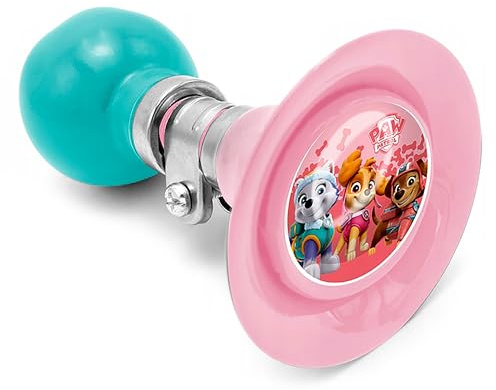 Paw Patrol Trompette de Bicyclette, KLAXON de Bicyclette, COUINEUR, Cloche pour Fille (Paw Patrol Filles)