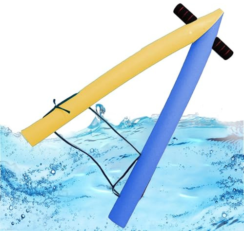 Pasta sottile per piscina – Tubo in schiuma galleggiante, una cornice galleggiante | Giocattolo acquatico Esercizio Aid Training Equipment per bambini adulti leggero e durevole costruzione per pratica