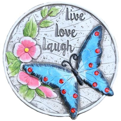 Gatuida Elemento Decorativo in Cemento per Giardino, 25X25 CM da Calpestio per Area Esterna, Terrazza o Aiola
