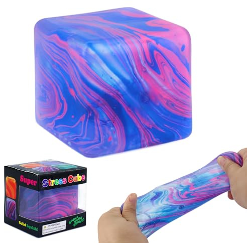 Fidget Fun Toy,Fidget Toys Squishy Stress cubo gigante di ghiaccio sensoriale palla antistress per bambini e adulti, giocattolo antistress, palla sensoriale per bambini con autism, Squishy Fidget Toys