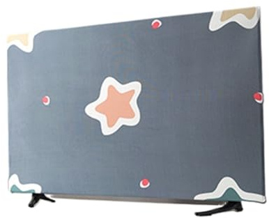 LADFRTYU TV-fodral TV-skydd skydd skydd damm hängande hem LCD-TV dammskydd tyg överdrag polyester 19–70 tum universell dekoration