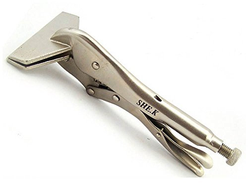 NUZAMAS Abrazaderas de chapa metálica de 250 mm, tornillo de banco de soldadura, herramientas de apertura ajustable