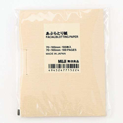MUJI Facial Blotting Papaer, Pack of 3