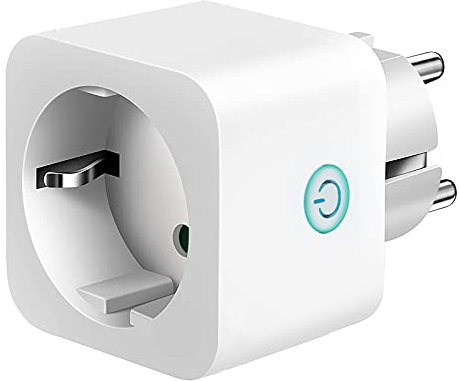 TECKIN Smart WiFi Mini Plug Compatible with Google Home/Amazon Alexa/IFTTT, Remote Control Timing Function Wireless Socket for iOS