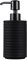 Luxspire Seifenspender Schwarz Matt, 360ml Handwäsche Spender spülmittelspender Pumpspender Flüssigseifen Pumpflaschenspender Lotionspender Seifenspender Küche Bad Dusche Waschbecken, Säulenform
