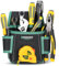 WINHUNT Werkzeugtasche mit Gürtel 9 Taschen, Werkzeuggürtel für Handwerker, Elektriker, Gärtner, 21x7x22cm WH143