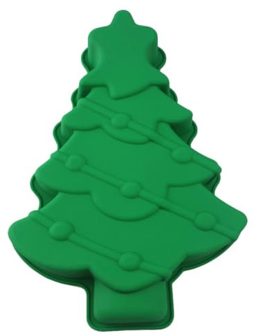 Veemoon 3D Weihnachtsbaum Silikon Backform Tannenbaum Kuchenform Weihnachtliche Dessertform Backform Die KüChe Zuhause Werkzeuge FüR Urlaub Backen Muffin Fondant Schokolade