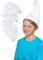 Funidelia | 5 gorros pitufo para niño y niña The Smurfs, Dibujos Animados, Enanito - Accesorios para niños, accesorio para disfraz - Blanco