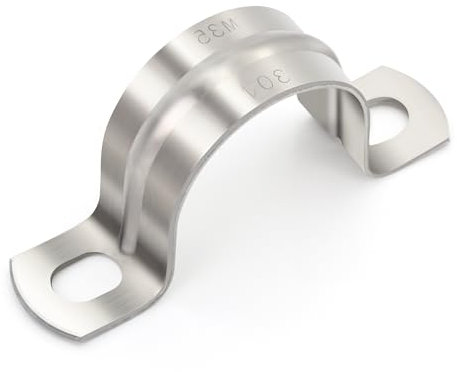 Ø 40 mm abrazaderas para tubos FamlTol 10 piezas abrazaderas metalicas para tubos Abrazadera Sin Fin Inox Para la fijación de tuberías de agua, tuberías de calefacción, tuberías de bomberos