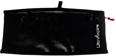 UltrAspire Cinturón ajustado para correr de carreras - 3.0 negro, pequeño (tamaño de cintura: 71.1 cm-76.2 cm)
