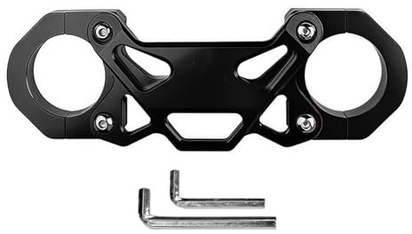 Compatible con NC750S CTX700 NC750X NC700X Horquilla delantera de motocicleta Amortiguador Equilibrador Soporte Dispositivo equilibrado Soporte fijo(Black)