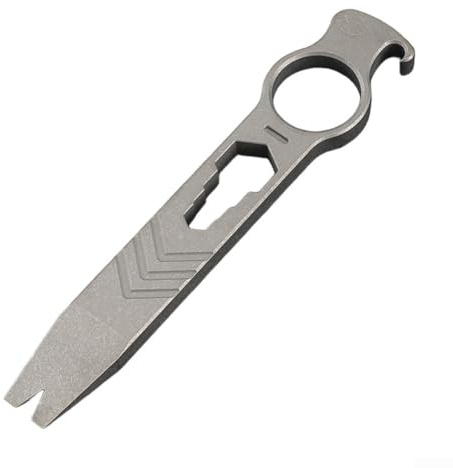 Outil multifonction en alliage avec tournevis et décapsuleur au design ergonomique léger (sablage)
