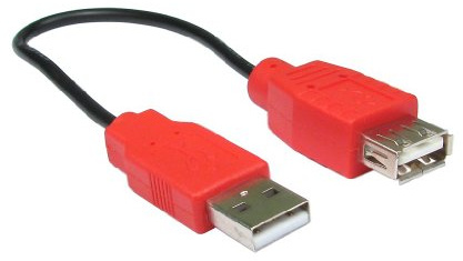 kenable Power Only USB Charging Cable Extension Lead 20cm