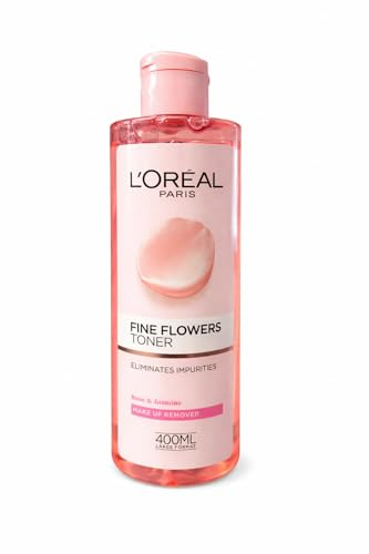 L'Oreal Paris Fine Flowers Cleansing Toner for Normal to Dry Sensitive Skin 400 ml