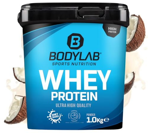 Bodylab24 Whey Protein Pulver, Kokosnuss, 1kg