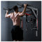 NENGGE Klimmzugstange und Dips zur Wandmontage Multifunktionale Klimmzugturm für Zuhause und Fitnessstudio Profi Muskeltrainer, Sportartikel Armtrainingsstand Aus Stahlkonstruktion,Schwarz