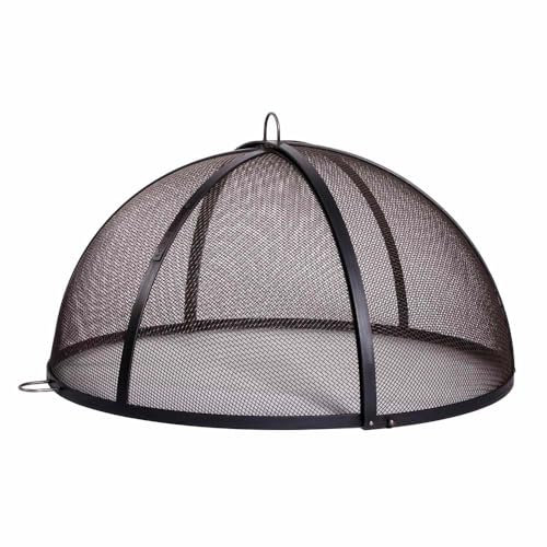 Grillrost Funkenschutzgitter 69 cm aufklappbar für Feuerschale