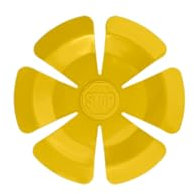 Kochblume Wechselblüte für den Kochblume Überkochschutz | Ersatzblütenblätter Kompatibel mit Größen S, M, L | Hitzebeständiges, Lebensmittelechtes Silikon | Spülmaschinenfest | Farbe: Gelb