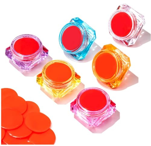30 Pcs Diamond Art Wax Refills 6 Pack Glue Clay with Transparent Storage Box for 5D Painting, Embroidery Accessories (Colorful Design)