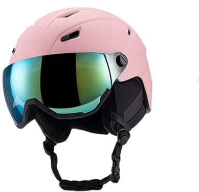 F Fityle Casque de Ski, Casque de Skateboard, Protection d'oreille, résistant aux Chocs, Chaud pour Hommes et Femmes, Casque de Neige Respirant pour Hiver, 59 à 61 Cm