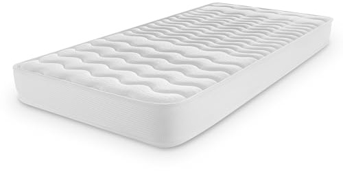 Naturalex Babymatratze 60x120 cm - Höhe 12 cm - Schadstofffrei & hypoallergen - Beidseitig verwendbar - Oeko-TEX Zertifiziert - Atmungsaktiv - Ideal für Babybett und Kinderbett - Titanium