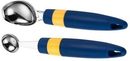 GRIRIW 1 set Cucchiaio Scavino Acciaio Inossidabile per e Dessert per Frutta e Gelato Facile da e Resistente Utensile Versatile per Cucina e