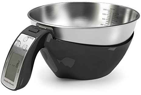 Morphy Richards Equip Range 46610 Balance de Cuisine numérique 3 en 1 avec pichet Noir