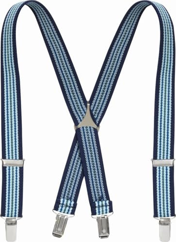 Playshoes Tirantes Elásticos Unisex niños, A Rayas, 70