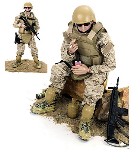 Batop Modelo de soldado de 1/6, figuras de juguete de soldado de 12 pulgadas, modelo de figuras de acción militar - Navy Seal