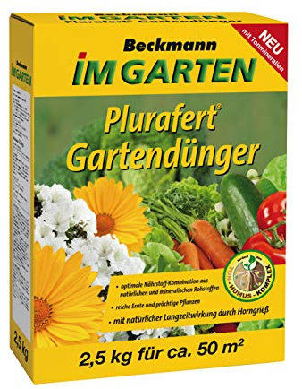 Beckmann Plurafert Gartendünger 7+4+10, 2,5 kg