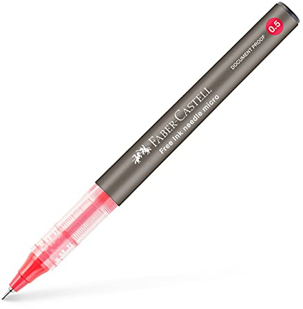 Faber-Castell Roller Free Ink Needle 0.5 red