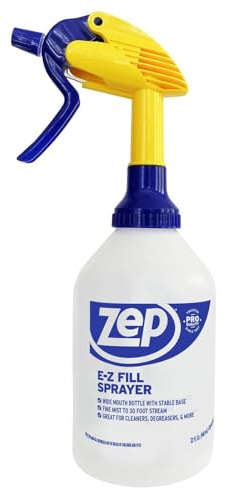 Zep E-Z Fill Professional Sprayer - 32 Ounce - U43008 - Wide Mouth Spray Bottle for Easy Pouring, High Output, Great for Cleaners, Degreasers and More!