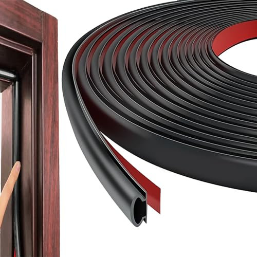 Gummidichtung Selbstklebend 10 * 6mm Türdichtung Selbstklebend Weather Stripping Door Seal Flexibel Antikollision Wasserdicht Schallschutz Tür Dichtung Fensterdichtung 6m