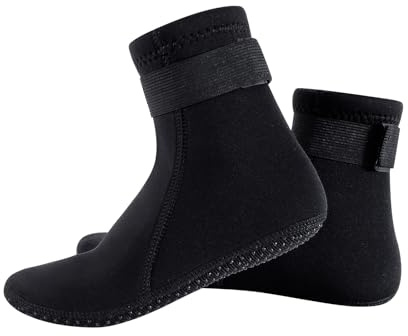 YDQUANI Kids Neoprene Socks 3mm Wetsuit Socks Thermal Anti-Slip Water Boots Children Diving Socks for Boys Girls Open Water Swimming Surfing Paddleboarding