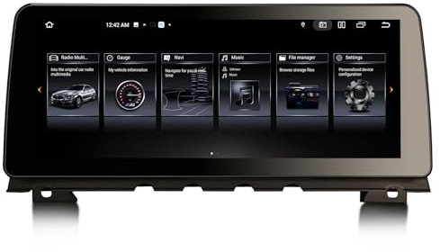 Erisin 12,3 8-Core 8GB+128GB Android 13 GPS Navegación Estéreo de Automóvil para BMW Serie 7 F01/F02 Sistema CIC Soporta Pantalla táctil iDrive Wireless CarPlay Android Auto Bluetooth WiFi Canbus DSP