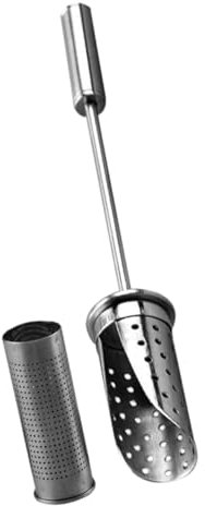 ABOOFAN Bastoncino Da Tè in Acciaio Inossidabile Infusore Per Bastoncini Da Tè Menta Verde Tè Verde Filtri Per Il Tè Pentola Infusori Automatico Preparare Il Tè Filtro Del Caffè Silver