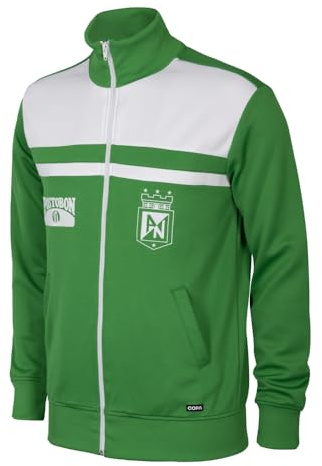 Copa - Chaqueta de entrenamiento - Fútbol - Hombre - Atlético Nacional años 80 - Verde - 50% algodón - 50% poliéster