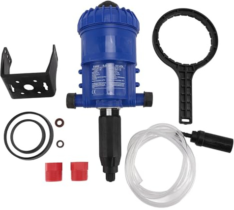 Qudinip Pompe D'injection D'engrais, Fonction de Dosage, Pompe Doseuse Automatique en Plastique Alimentée par Eau pour L'irrigation du Jardin du Bétail de la Ferme