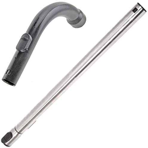 SPARES2GO Extension Rod Tube + Handle for Miele C1 C2 C3 S2110 S2111 S6240 S8320 Cat & Dog (35mm)