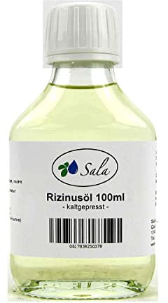 Sala Rizinusöl kaltgepresst Ph. Eur. (100 ml Weißglasflasche)