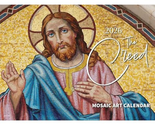 2026 Catholic Calendar - The Creed Mosiac Art Catholic Wall Calendar