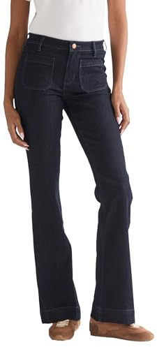 Wrangler Jean évasé pour Femme, Coupe évasée, Soft Moonlight, 31W x 32L