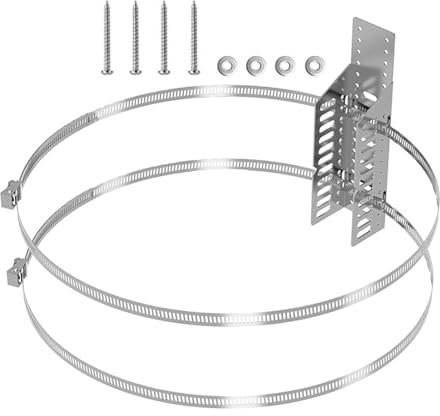 Support mural pour réservoir d'expansion, support de réservoir d'expansion thermique, support de réservoir d'azote et de propane, supports de poteau réglables adaptés pour les installations de