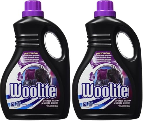 Woolite Detergente en Gel para Ropa Oscura (30 Dosis) - 1650ml (Paquete de 2)