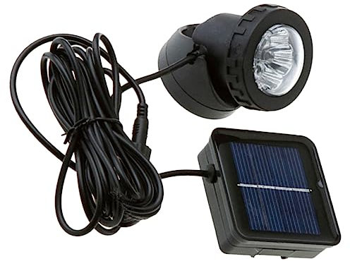 HANABASS Lámpara Solar Subacuática Para Jardín Proyector Decorativo De Agua Luz Energética Para Acuarios y Paisajismo Carga Solar y Uso Seguro