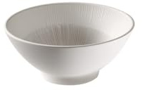 APS 85508 - Ciotola in melamina, Ø 16 cm, altezza: 6,5 cm, 0,5 litri, colore: Bianco/Beige